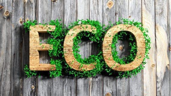 An Eco sign to show green office ideas