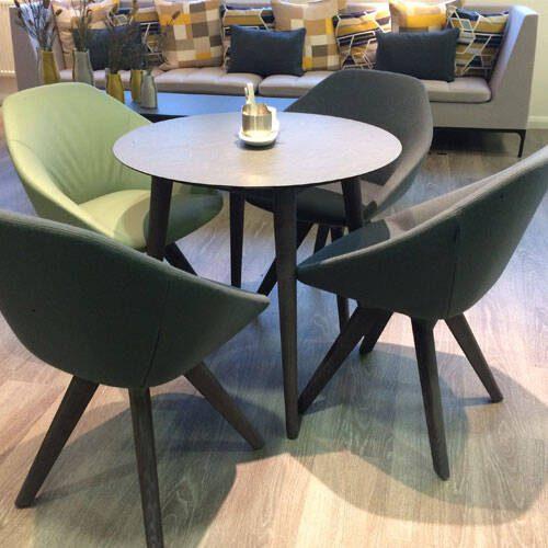 CRQDT03 Cirque Dining Height Round Table - 1000mm x 740mm