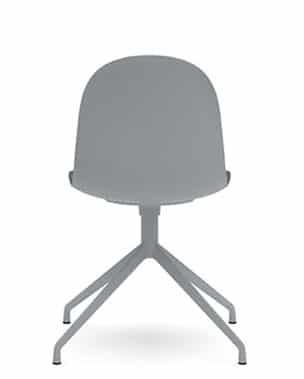 KIN104U1 Kin Side Chair With 4 Star Swivel Base, Upholstered Seat Pad