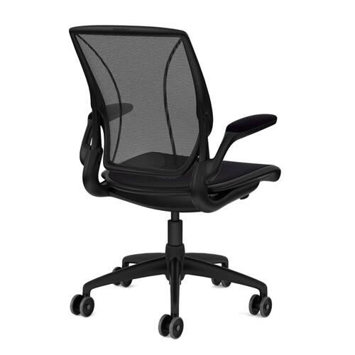 W17 Diffrient World Chair with Fixed Duron Arms with Textile