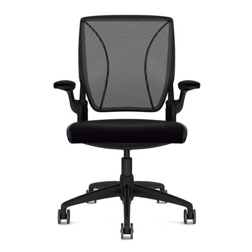 W17 Diffrient World Chair with Fixed Duron Arms with Textile