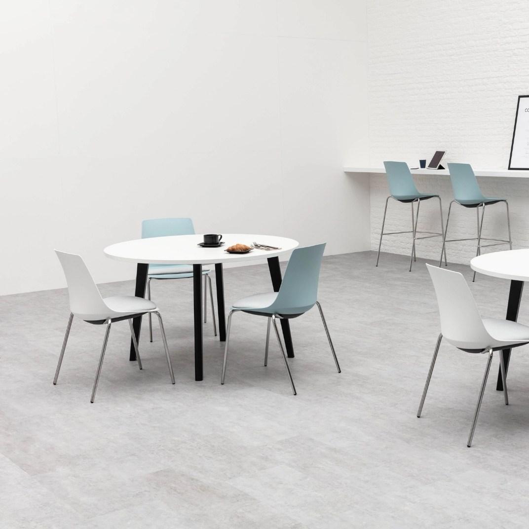 ARL10 Arlo Side Chair 4 Leg Frame