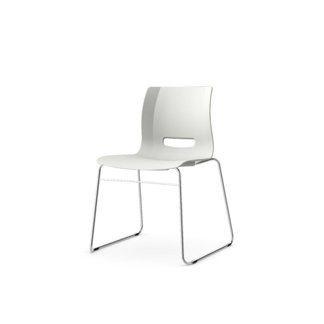 Casper Side Chair with Skid Base
