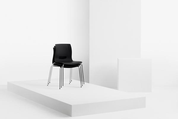 Casper Side Chair with 4 Leg Frame