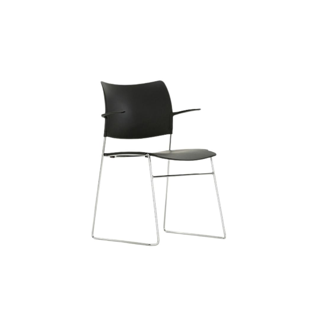 HD405A Elios Plastic Seat and Back With Arms