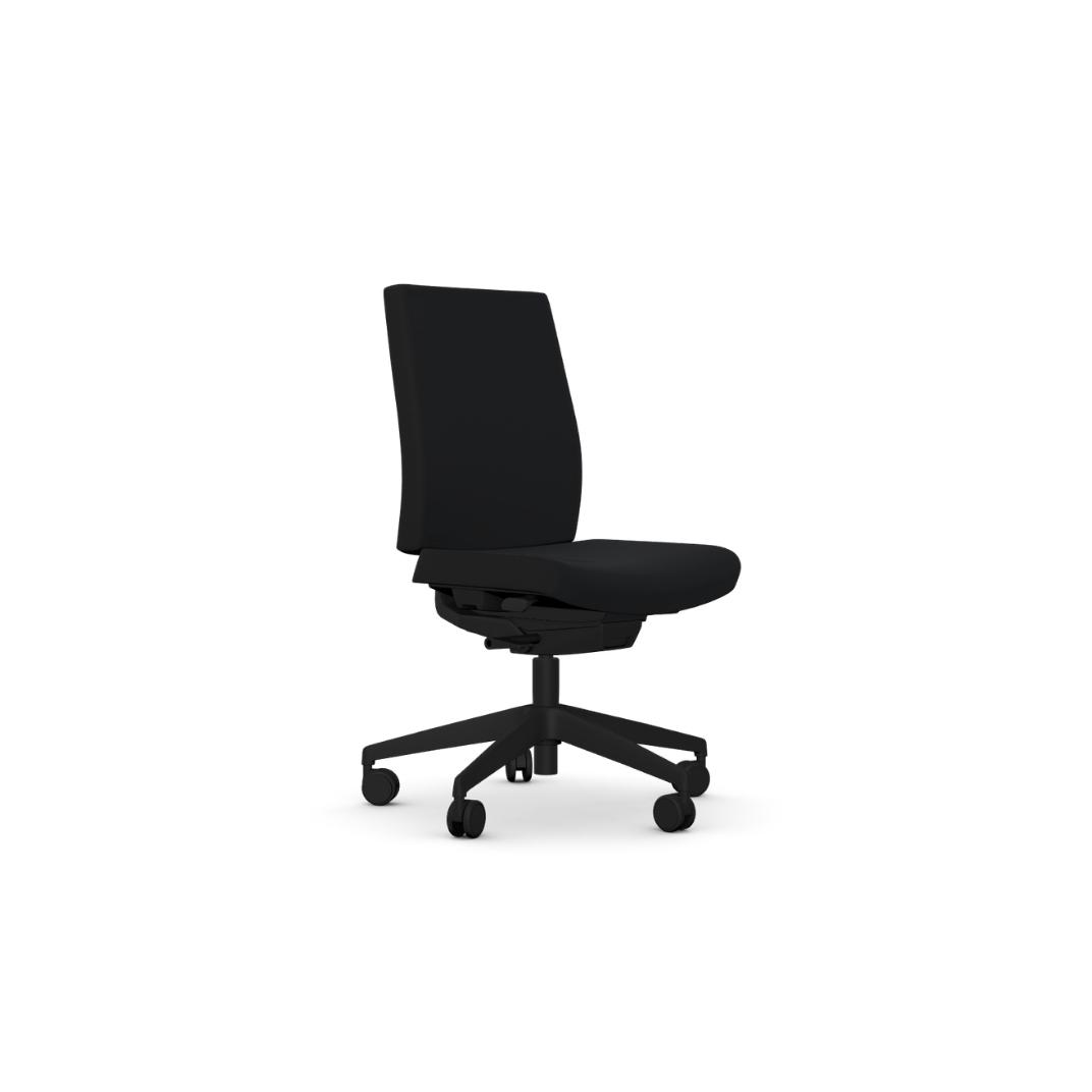 FLX2640 Freeflex Black Task Chair With Black Components, Without Arms