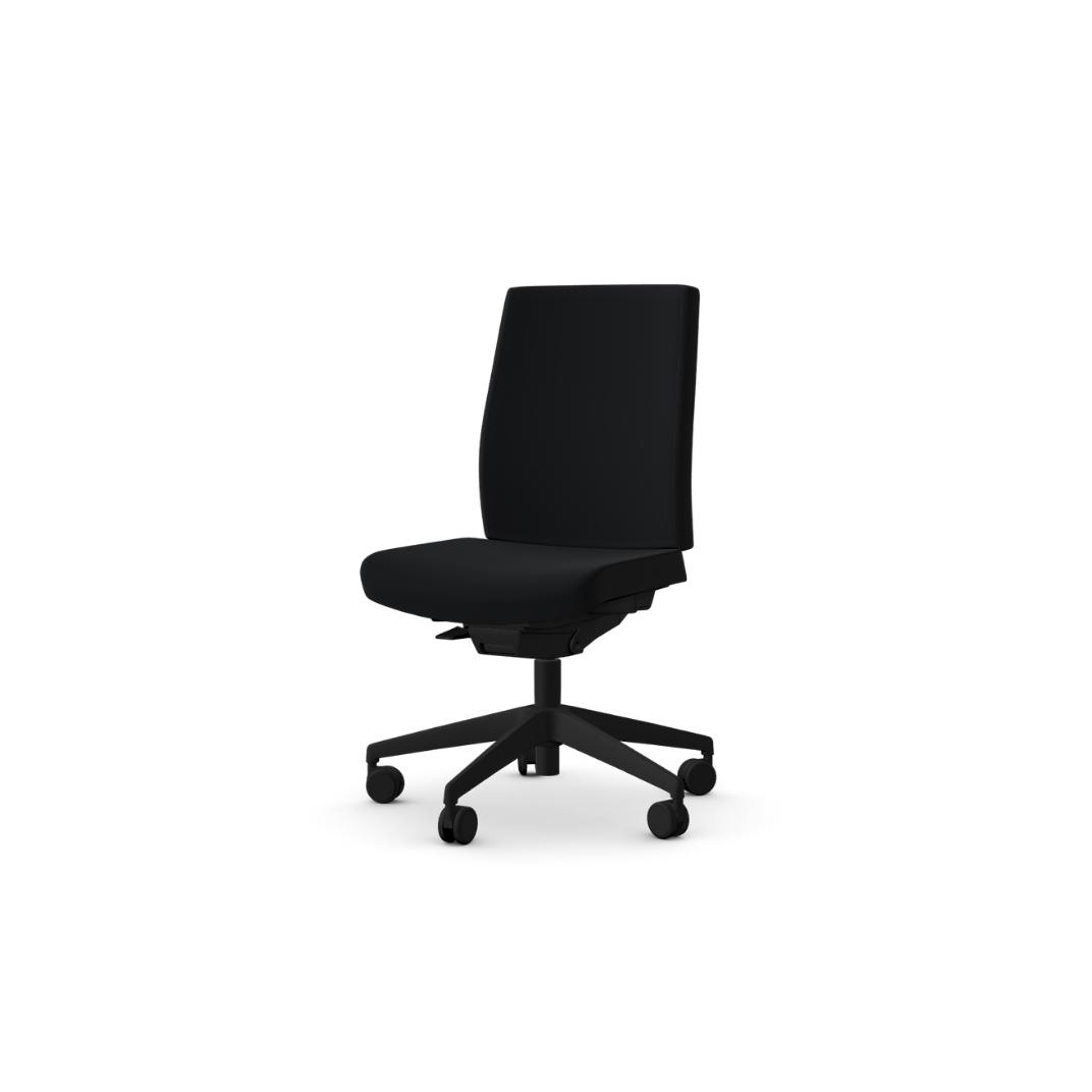 FLX2640 Freeflex Black Task Chair With Black Components, Without Arms