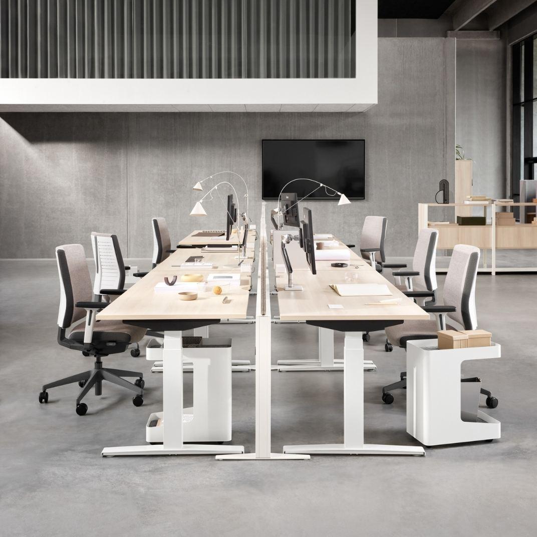 FLX2640 Freeflex Black Task Chair With Black Components, Without Arms