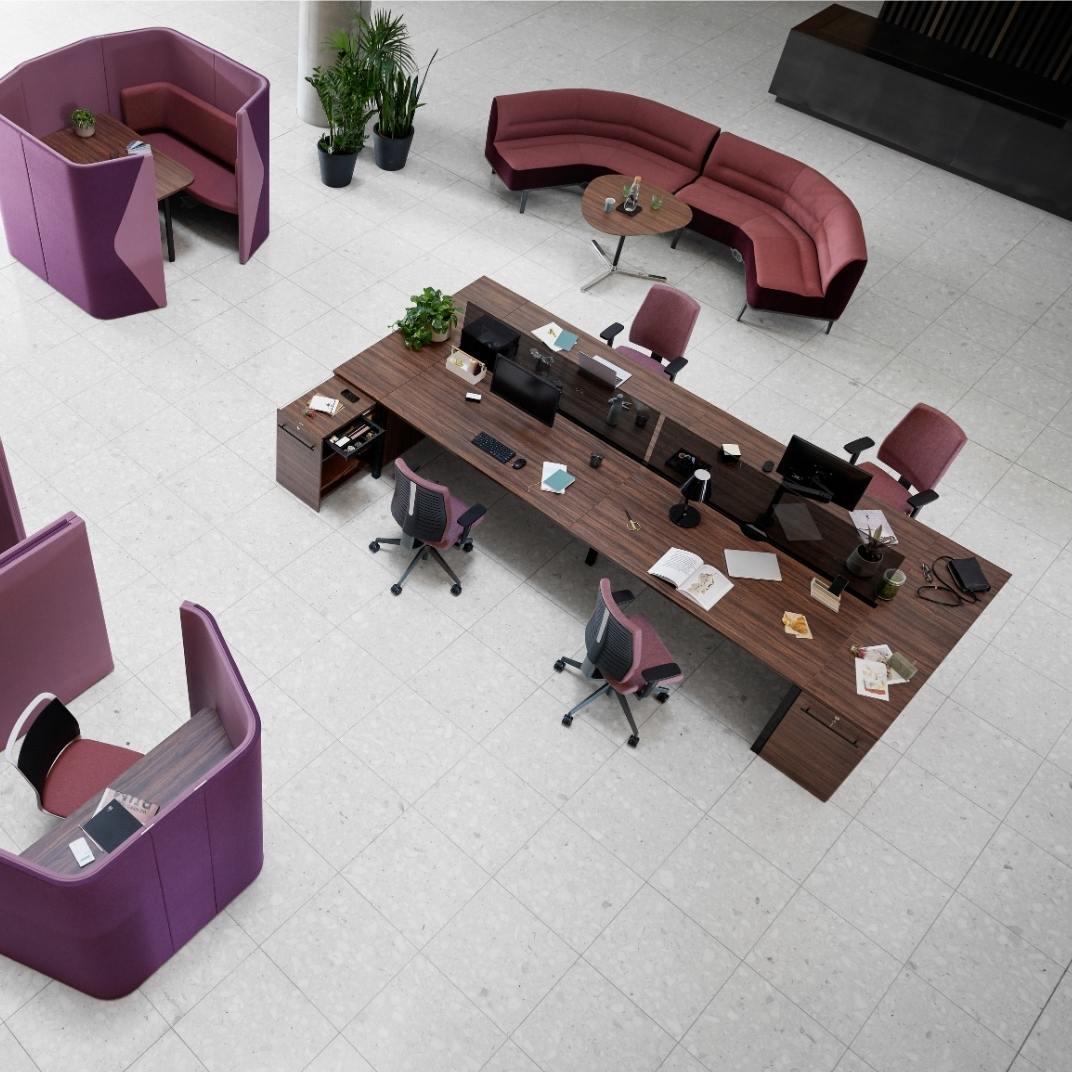 FLX2640 Freeflex Black Task Chair With Black Components, Without Arms