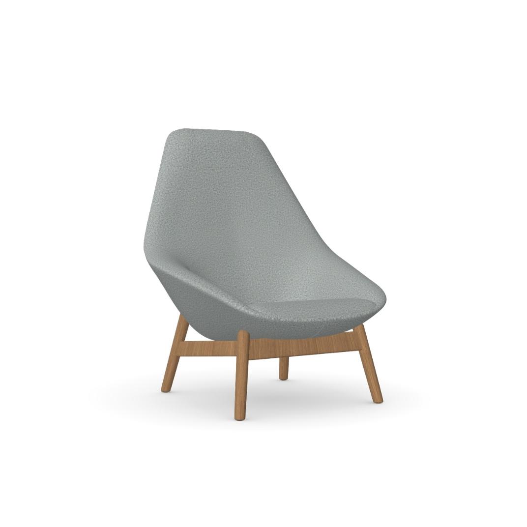 FMG1403 Famiglia Lounge Chair With Wooden Frame