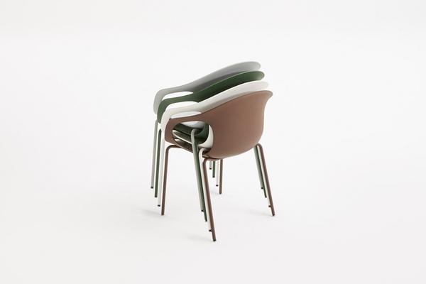 KIN202 - Kin Arm Chair, 4 Leg Frame