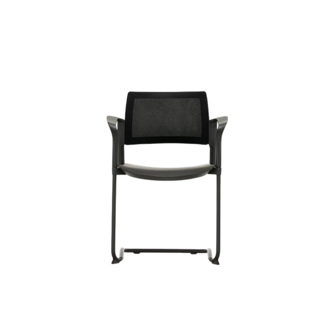 KM9A Kyos With Arms Cantilever Frame Plastic Seat