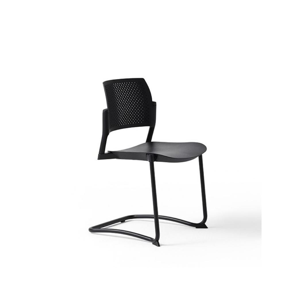 KS4 Kyos No Arms Cantilever Plastic Seat and Back