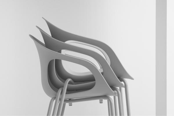 Kin Arm Chair, 5 Star Swivel Base with Upholstered Seat Pad