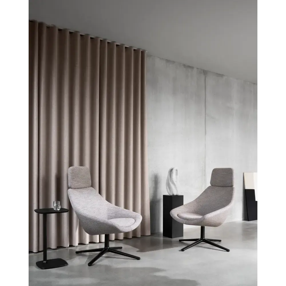 OPN158 - Open Lounge Chair, Wire Frame With Headrest