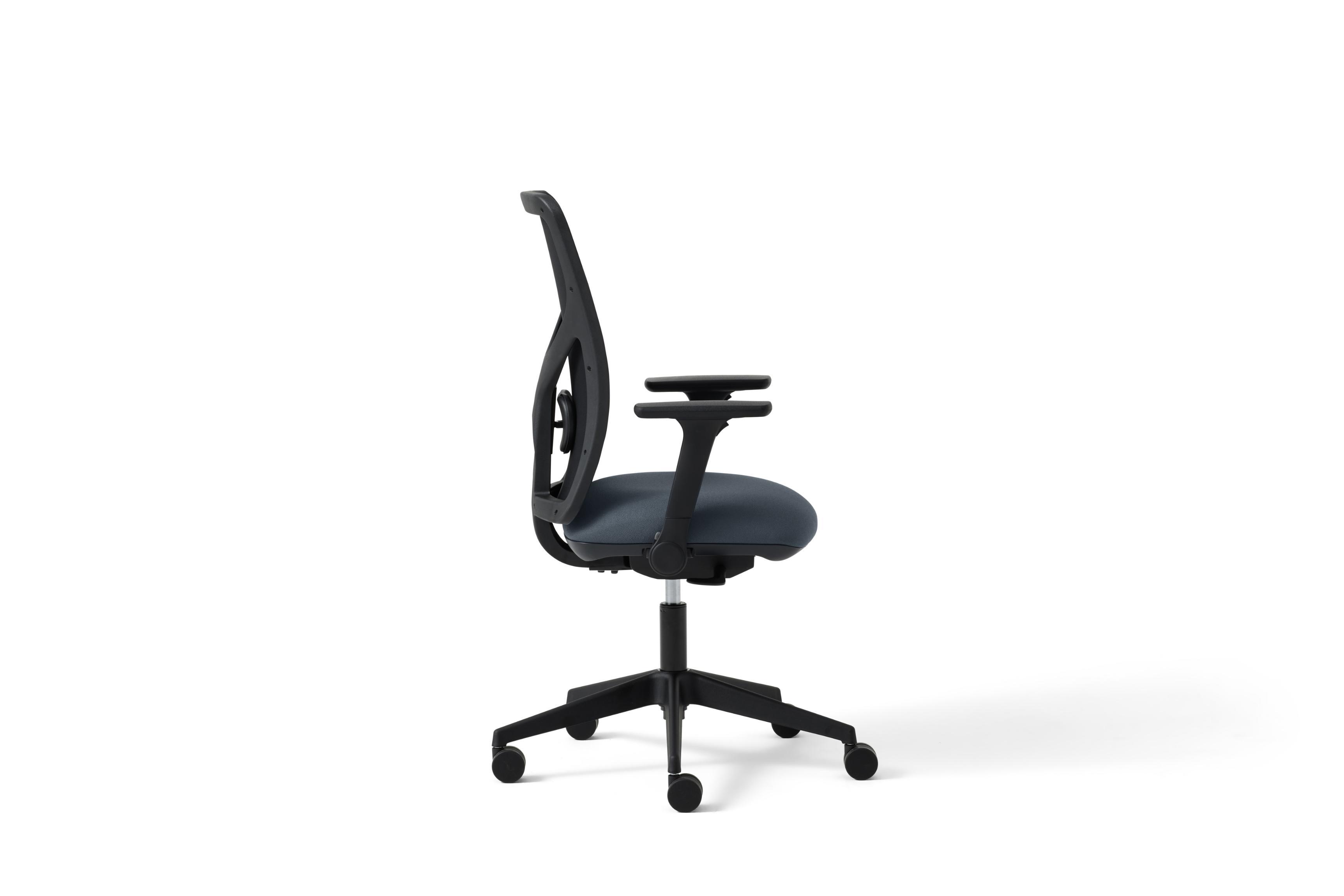 PPM90FDA Pluto Plus Mesh,Fold down arms, Mesh Back Sychronised Mechanism*