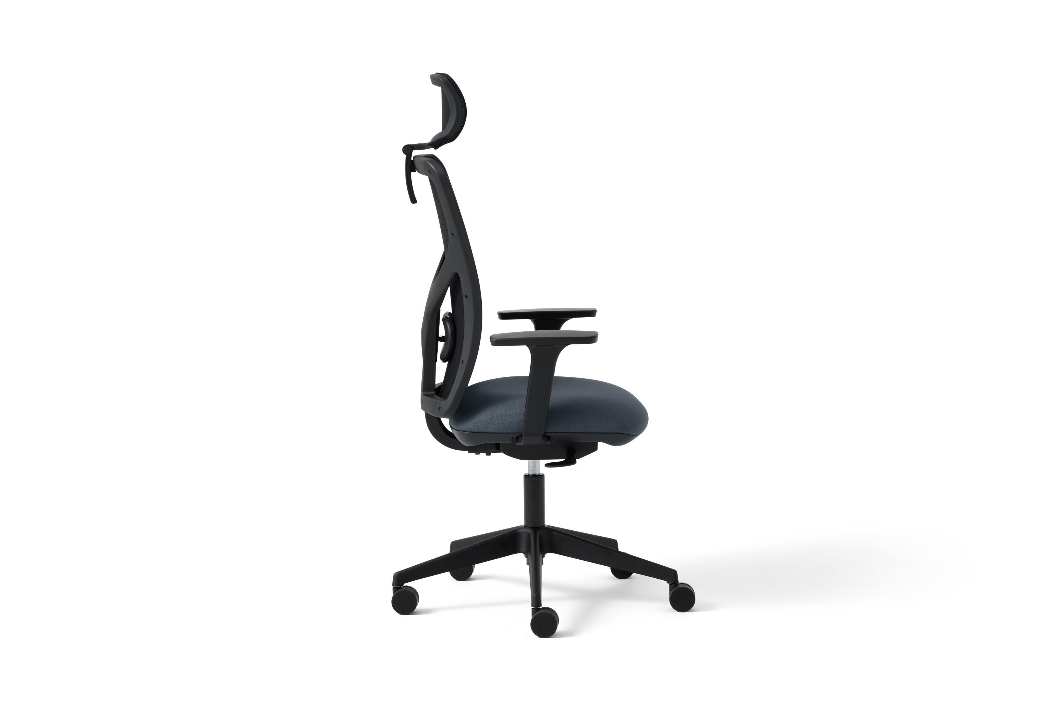PPM95HA Pluto Plus Mesh,Height adjustable arms,Mesh Back Sychronised Mechanism With Headrest