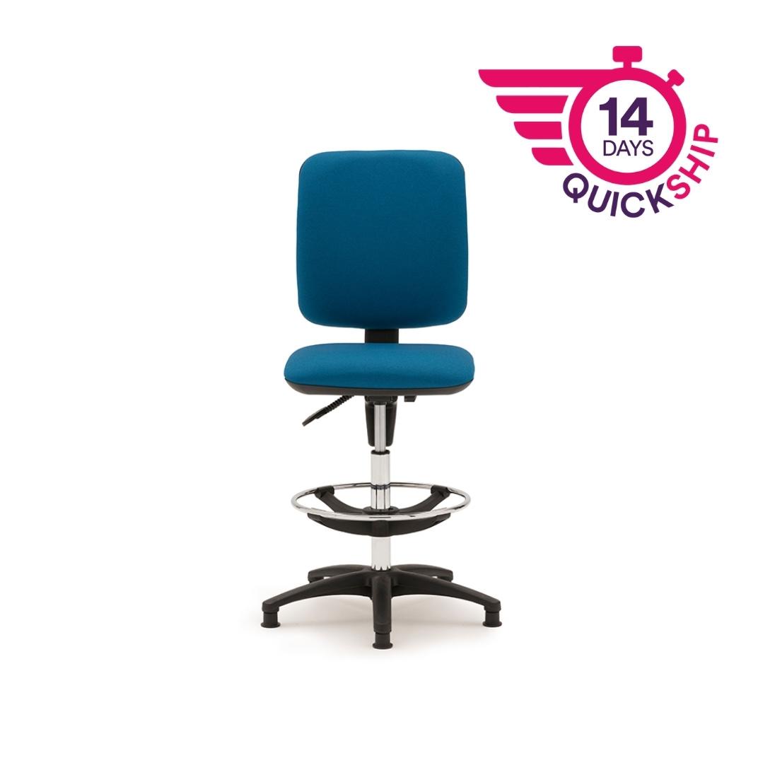 PT30D Pluto Draughtsman Chair,Medium back,Standard Mechanism
