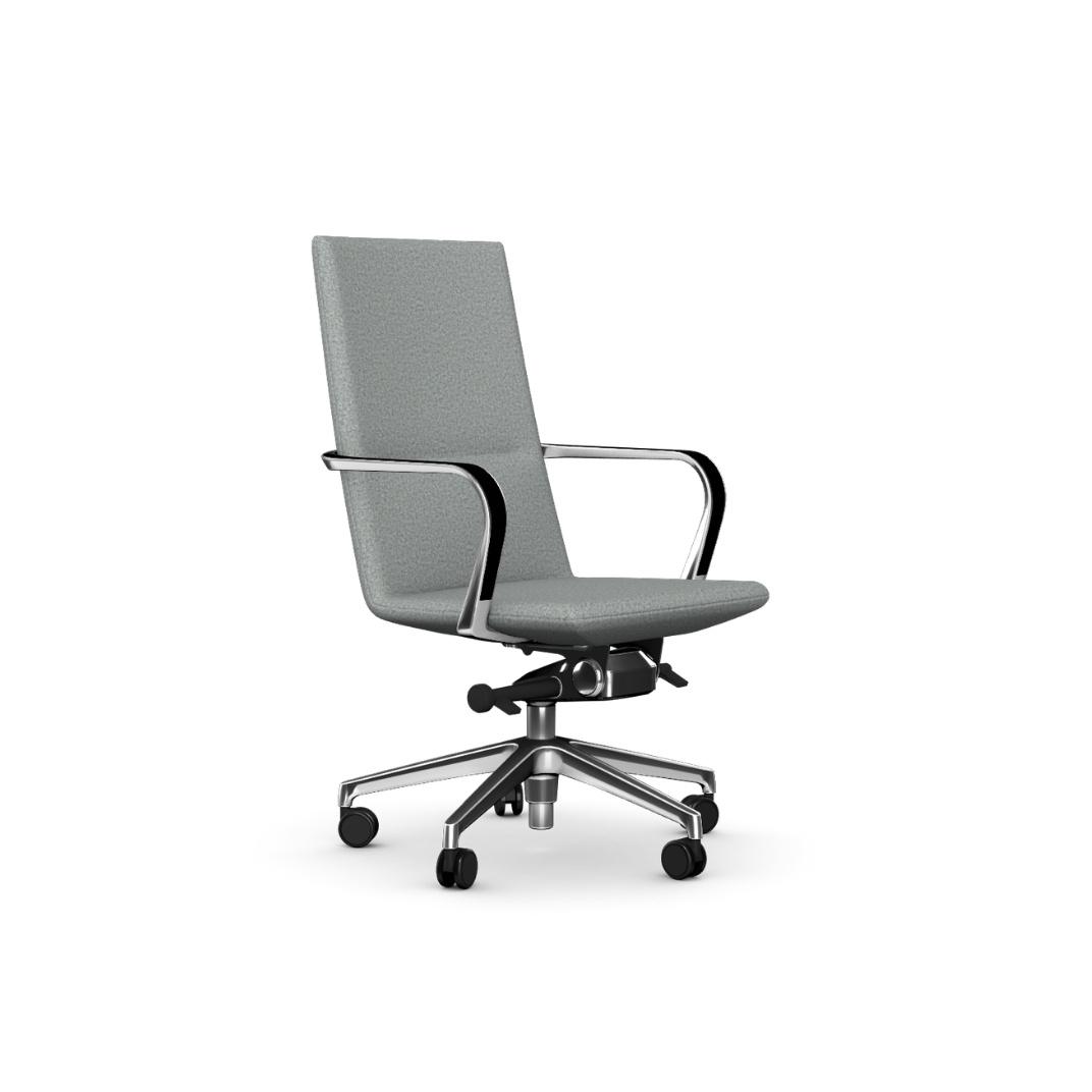 RAP115C Rapt Mid Back With Knee Tilt, 5 Star Base With Castors