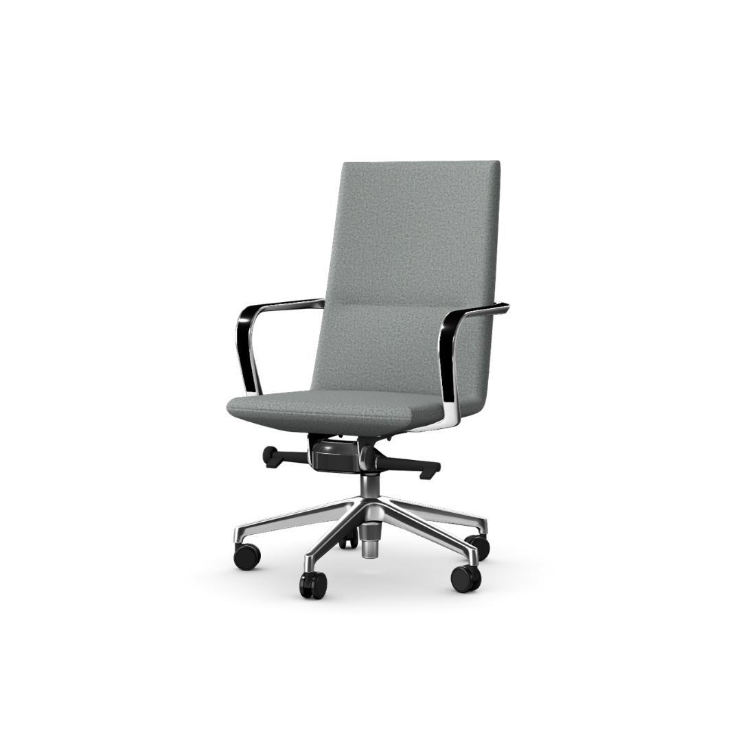 RAP115C Rapt Mid Back With Knee Tilt, 5 Star Base With Castors