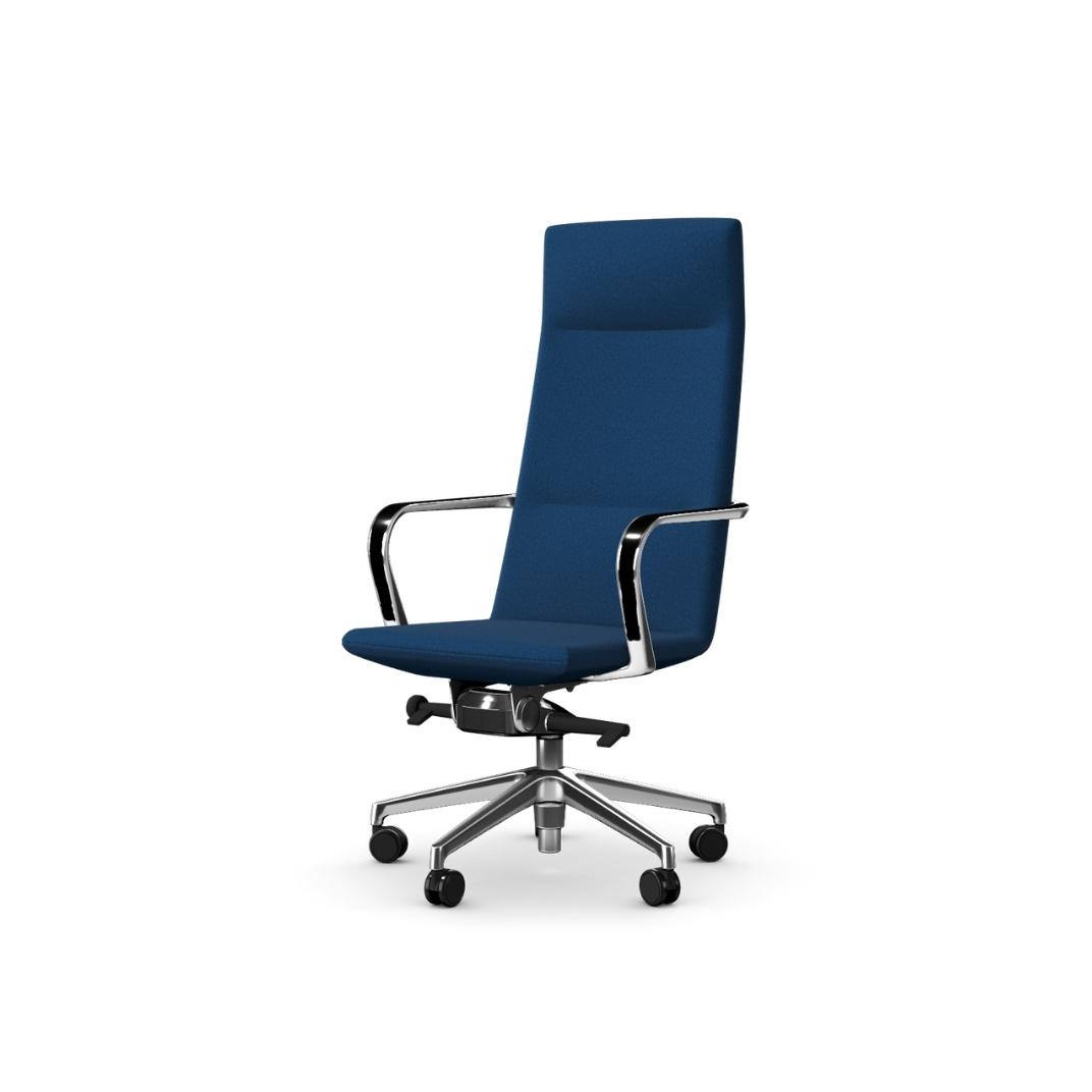 RAP215C Rapt High Back With Knee Tilt, 5 Star Base With Castors