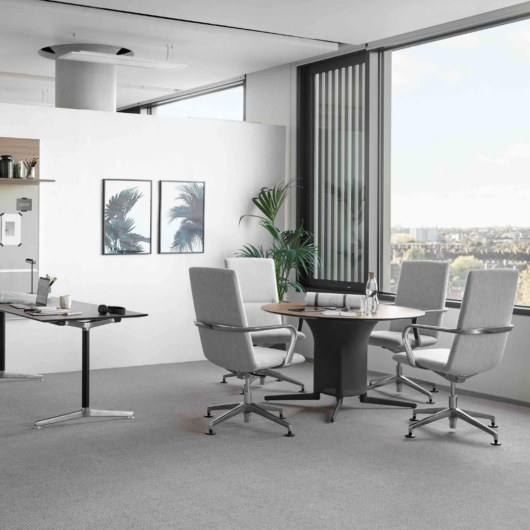 RAP224G Rapt High Back With Tilt Mechanism, 4 Star Base With Glides