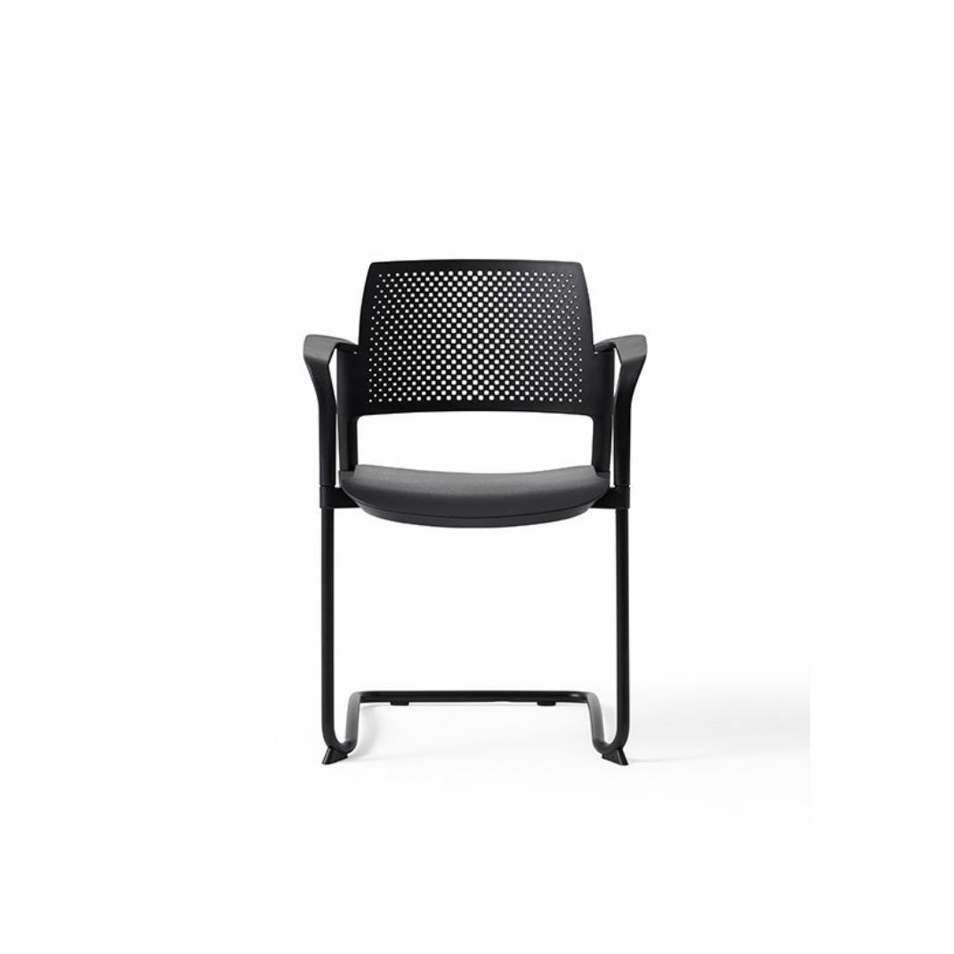 KS4A Kyos With Arms Cantilever Plastic Seat and Back