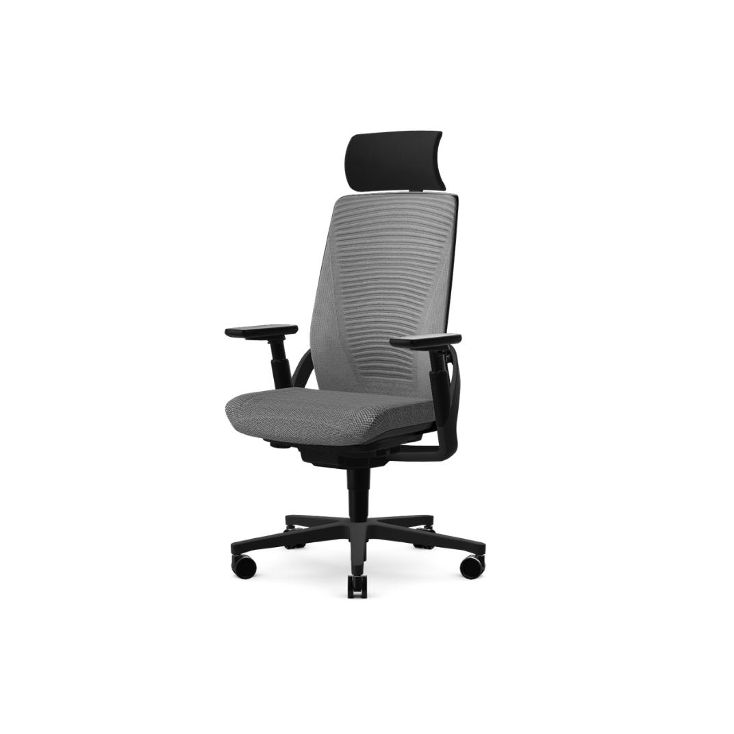 WRKN160FD I-Workchair 2.0 Task Chair With Black Mouldings and 4D Arms with Headrest