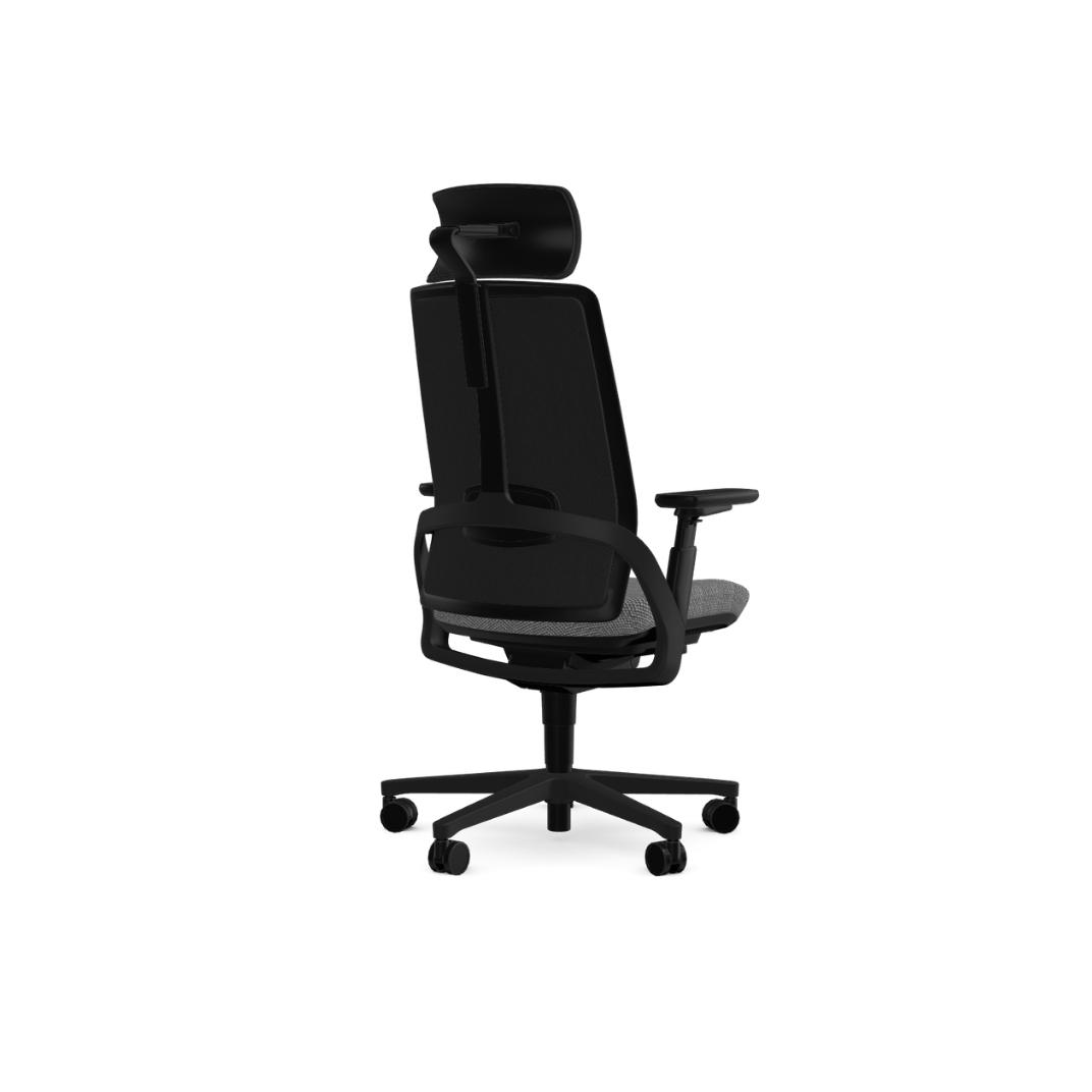 WRKN160FD I-Workchair 2.0 Task Chair With Black Mouldings and 4D Arms with Headrest