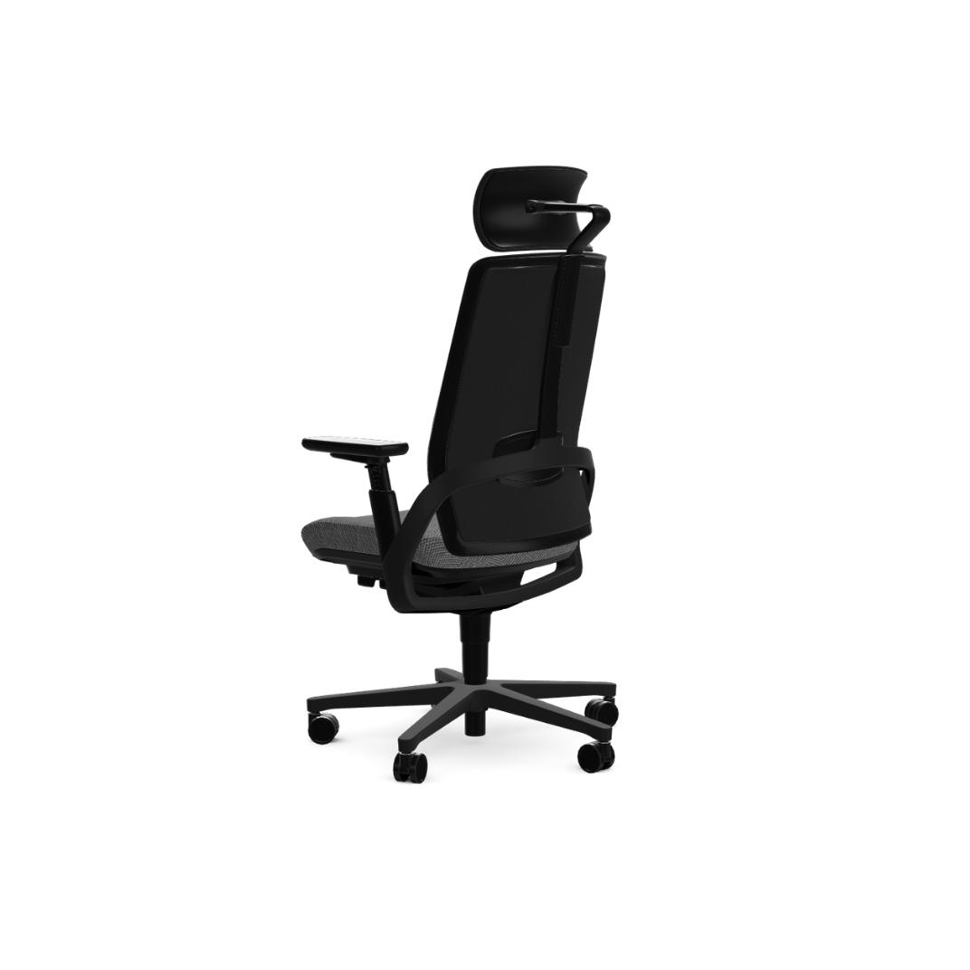 WRKN160FD I-Workchair 2.0 Task Chair With Black Mouldings and 4D Arms with Headrest