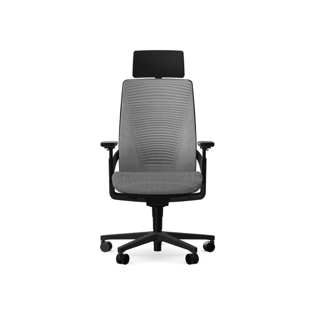 WRKN160MF I-Workchair 2.0 Task Chair With Black Components, Multi-Functional Arms and Headrest