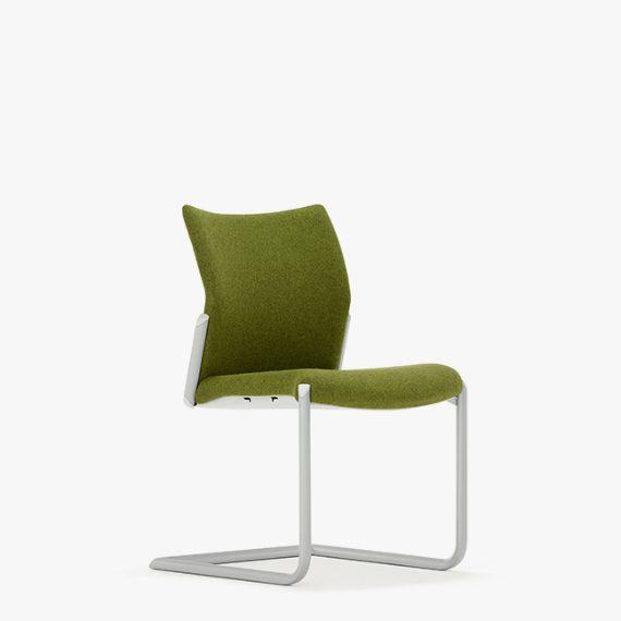 T115 Trillipse Cantilever With Upholstered Seat and Back, Stacking, Without Arms