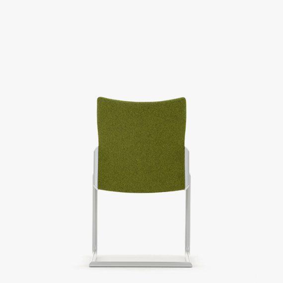 T115 Trillipse Cantilever With Upholstered Seat and Back, Stacking, Without Arms