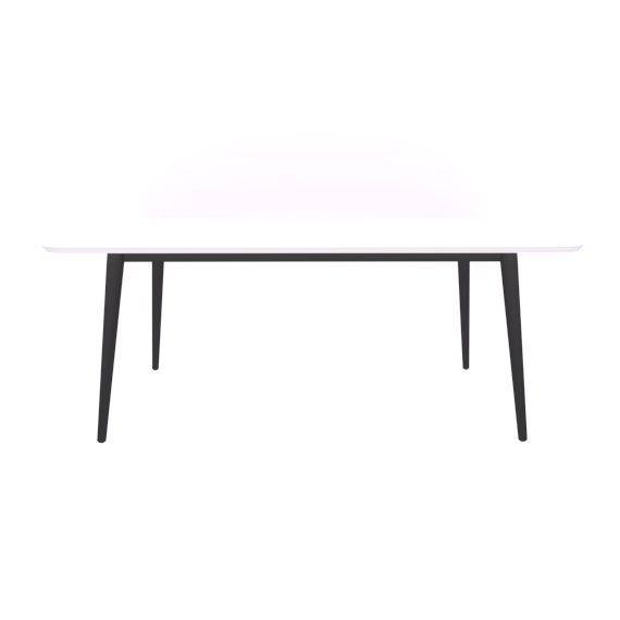 CRQDT10 Cirque Dining Height Soft Rectangle Table - 1800mm x 1000mm x 740mm