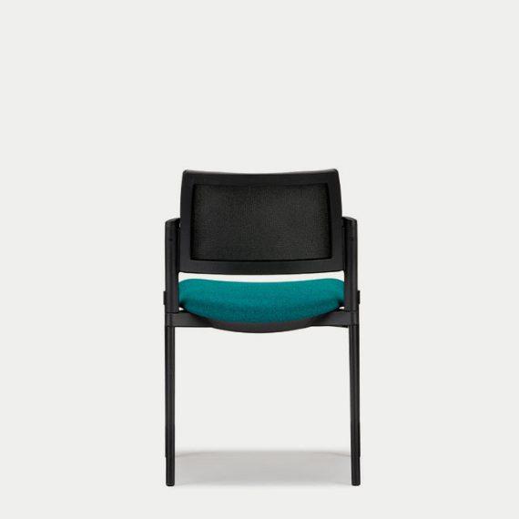 KM8 Kyos Mesh No Arms 4 Legs Upholstered Seat