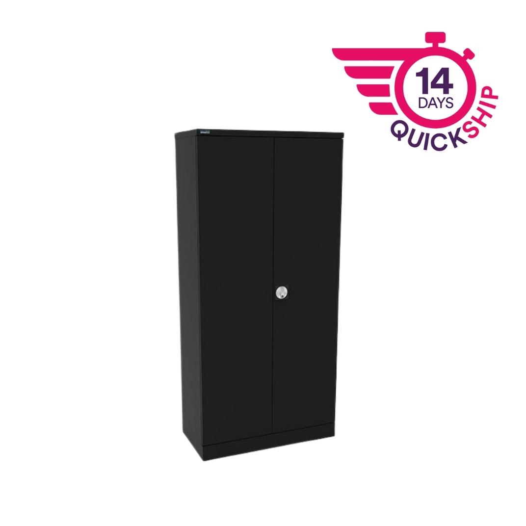 CUEC8AGS - Kontrax Steel Cupboard - 1950mmH 2 double door - assembled c/w 4 shelves