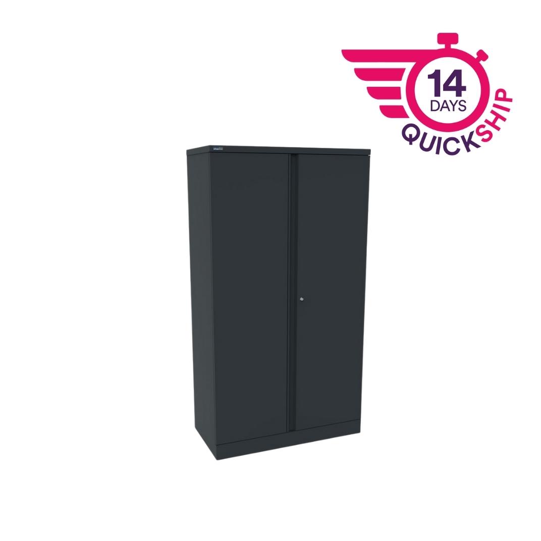 CULM7SD - M:Line Steel Cupboard - 1830mmH 2 double door - assembled c/w 3 shelves