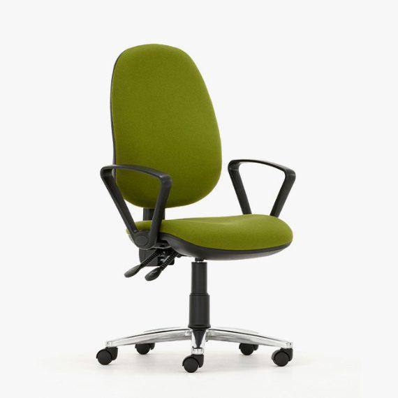 M66XLA Mercury XL Fixed Arms High Back, Larger Seat Width Independent Mechanism