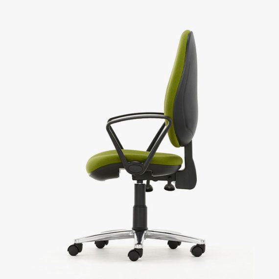 M66XLA Mercury XL Fixed Arms High Back, Larger Seat Width Independent Mechanism