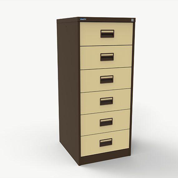 6 Drawer A5 Card Index Cabinet