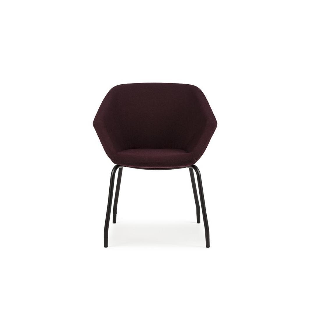 CLR10 Clara Side Chair on a 4 Leg Frame