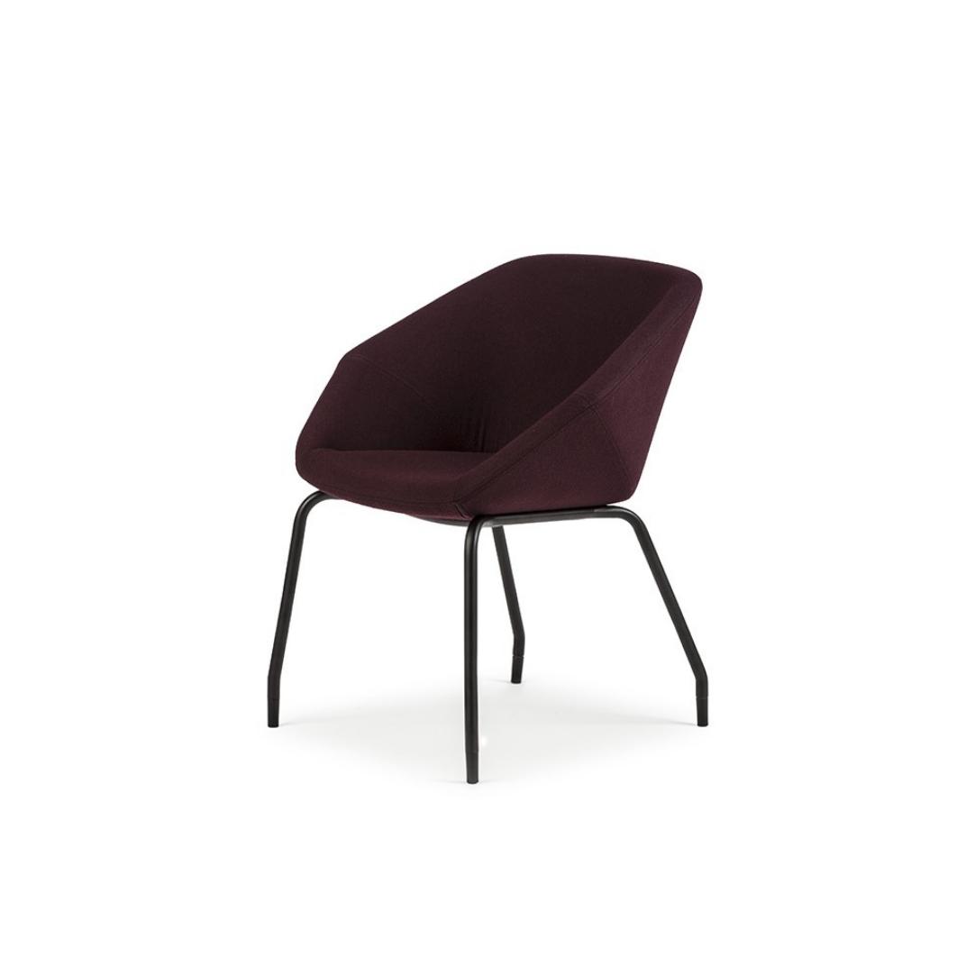 CLR10 Clara Side Chair on a 4 Leg Frame
