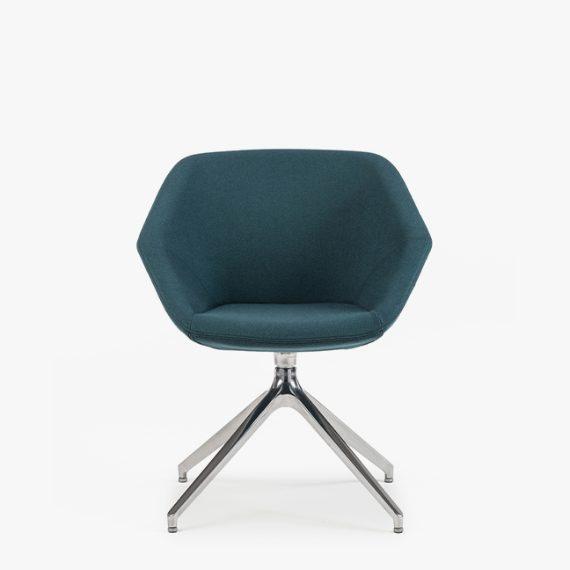 CLR40 Clara Side Chair on a Pyramid Base