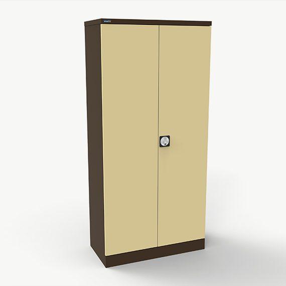 Kontrax Steel Cupboard - 1950mmH 2 double door - assembled c/w 4 shelves