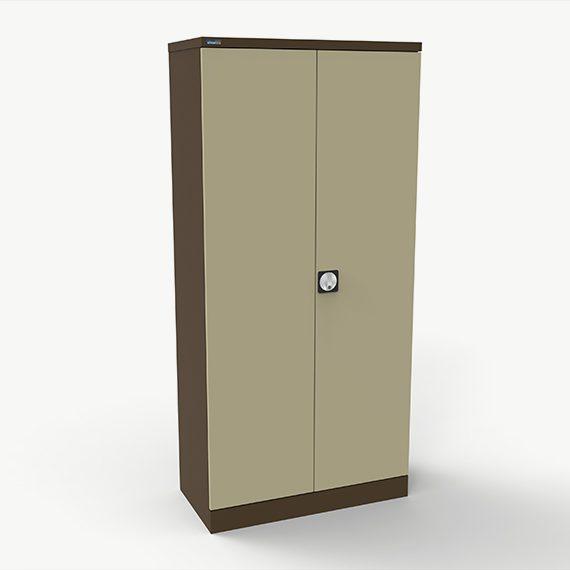 Kontrax Steel Cupboard - 1950mmH 2 double door - assembled c/w 4 shelves