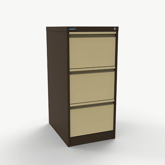 M:Line Filing Cabinet - Three Drawer Foolscap 