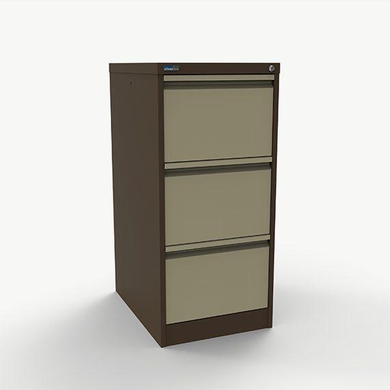 M:Line Filing Cabinet - Three Drawer Foolscap 