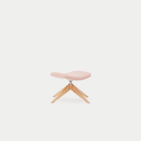 HRB100 Herbie Stool on a Solid Ash Pyramid Base