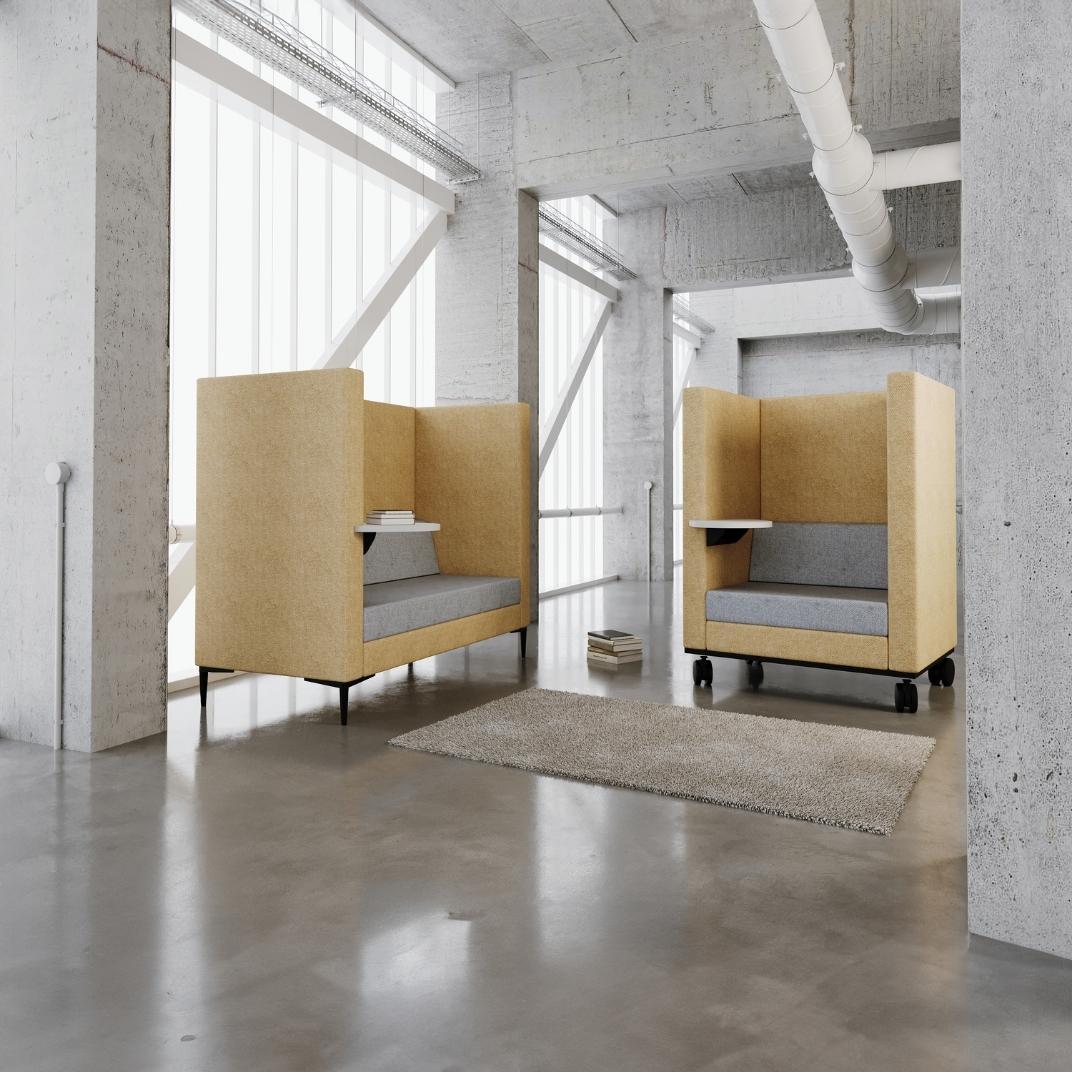 EM1-M-RH Move - High Back Sofa with Work Area