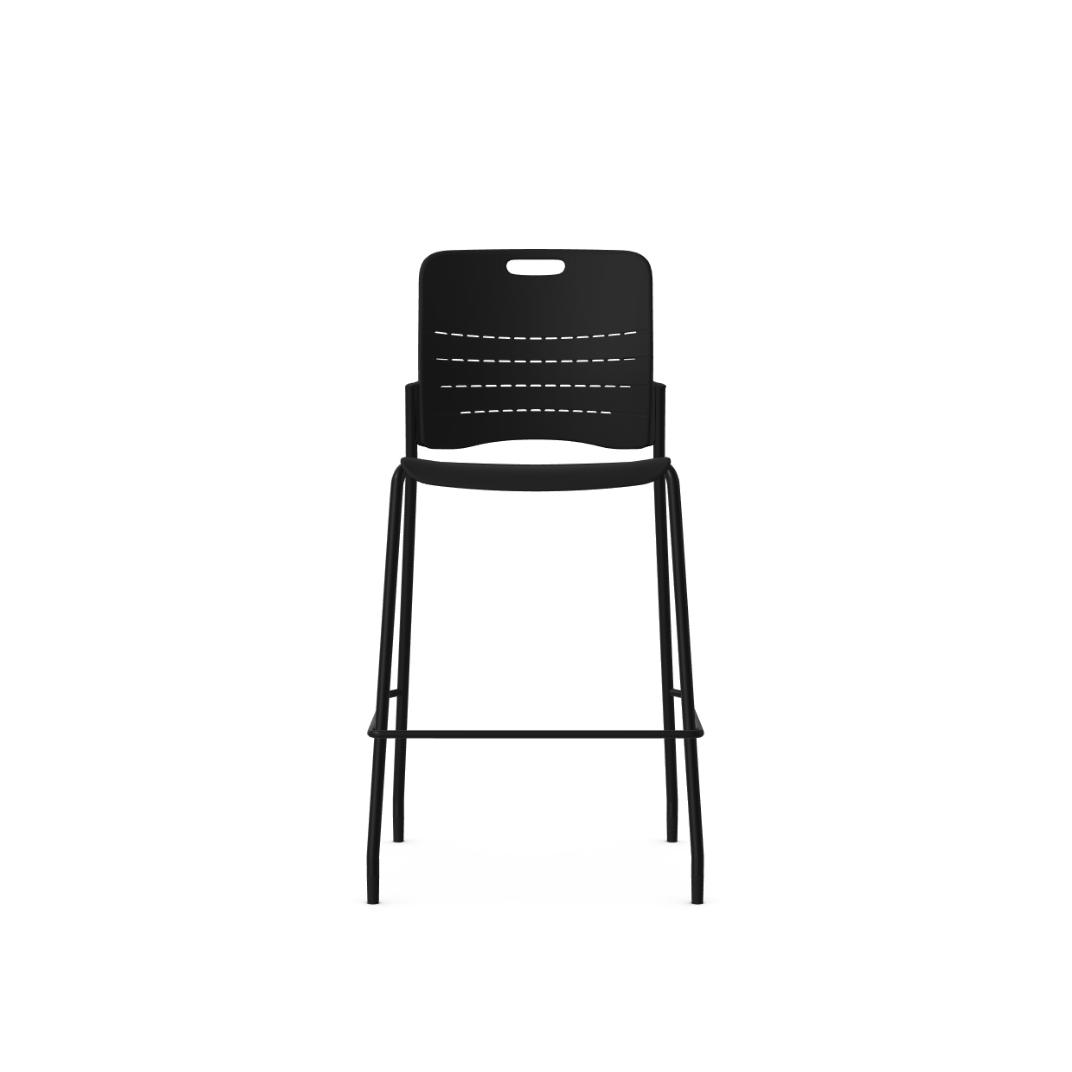 JNY05 - Jonny Multi-Purpose Chair 4 Leg Frame Stool with Glides